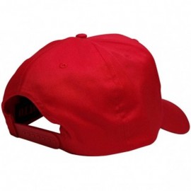 Baseball Caps Pilot Oak Leaf Oval Embroidered Patch Snapback Baseball Cap - Red - CR1804GSIG9 $11.09