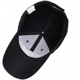 Baseball Caps Women Men Baseball Cap Letter Embroidered Casual Adjustable Sun Hat Baseball Caps - Black - C418UWSU098 $12.41