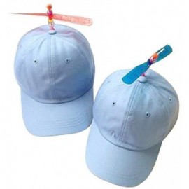 Baseball Caps Adult And Child Both Size Funny Baseball Style Multicolor Optional Propeller Hat - Blue - C0186S4RHG7 $12.76