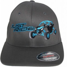 Baseball Caps X3 UTV Side by Side HAT Cap Fitted Flexfit - Black-blue - CU18ZQR595X $26.40