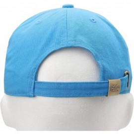 Baseball Caps Classic Baseball Cap Dad Hat 100% Cotton Soft Adjustable Size - Turquoise - CG11AT3X3NF $9.58