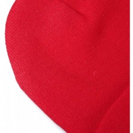 Baseball Caps Trump 2020 Knitted Beanies Caps Men Women Embroidery Winter Warm Hat - K-red - CV18ZXYHG2K $7.67