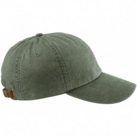 Baseball Caps 6-Panel Low-Profile Washed Pigment-Dyed Cap - Spruce Green - C912N3CWNP2 $10.72