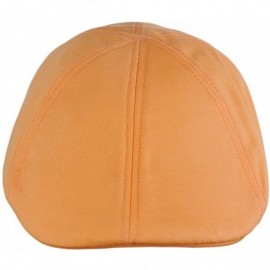 Newsboy Caps Fashionable Solid Color Unisex Cotton Duck Bill Newsboy Ivy Cap - Apricot - C011KSDZGA9 $11.34