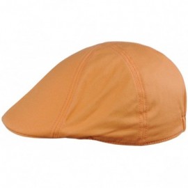 Newsboy Caps Fashionable Solid Color Unisex Cotton Duck Bill Newsboy Ivy Cap - Apricot - C011KSDZGA9 $11.34