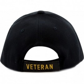 Baseball Caps 1100VIETVETBK Official Licensed Vietnam Vet Proud Logo Cap Black - CB12665Z1W1 $12.12