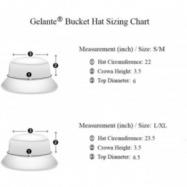 Bucket Hats 100% Cotton Packable Fishing Hunting Summer Travel Bucket Cap Hat - Woodland - CY18DMTLEEZ $21.53