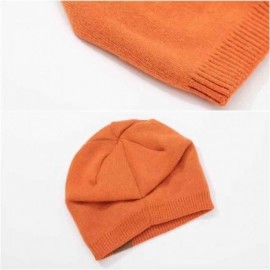 Skullies & Beanies Women Light Soft Wool Double-Layer Beanie Skull Hat Stylish Outdoor Urban Cap Winter Fall Spring - C418Y7O...