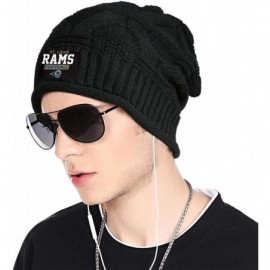 Skullies & Beanies Trendy Winter Warm Beanie Hats for Men's Women Chunky Stretchy & Soft Knit Beanie Sports Knitting Caps - C...