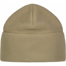 Baseball Caps Military Polartec 100 Fleece Watchmans Cap - Tan-499 - C41930NIN26 $17.04