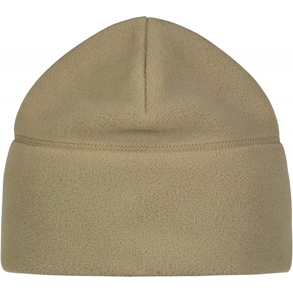 Baseball Caps Military Polartec 100 Fleece Watchmans Cap - Tan-499 - C41930NIN26 $17.04