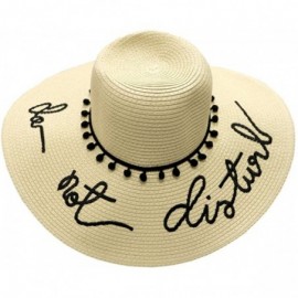 Sun Hats Pmf100 7" Wire Brim with Ribbon Knot Floppy Sun Hat - Pmf220 - CZ183RG8HH6 $22.10