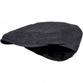 Newsboy Caps Classic Styling Street Easy Corduroy Driving Cap with Quilted Lining - Black - CN18Z8NR9YH $29.32