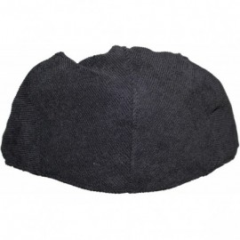 Newsboy Caps Classic Styling Street Easy Corduroy Driving Cap with Quilted Lining - Black - CN18Z8NR9YH $13.66