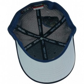 Baseball Caps Superhero Snapback Baseball Cap Hip-hop Flat Bill Hat - Superman Mesh Navy - CU180Q075MO $13.30