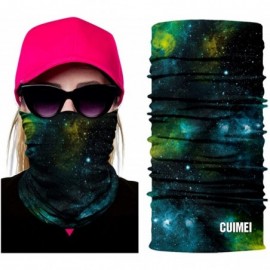 Balaclavas CUIMEI Seamless Protection Motorcycle Multifunctional - D-Green Galaxy - CM19685RRSZ $8.90