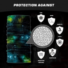 Balaclavas CUIMEI Seamless Protection Motorcycle Multifunctional - D-Green Galaxy - CM19685RRSZ $8.90