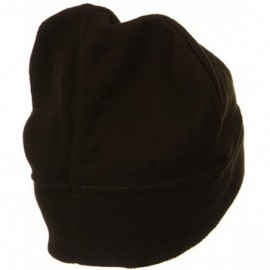 Skullies & Beanies Big Size Fleece Beanie - Brown - CA113RDCY0N $23.61