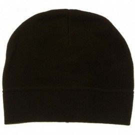 Skullies & Beanies Big Size Fleece Beanie - Brown - CA113RDCY0N $23.61