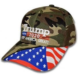 Baseball Caps Trump Military Imagine 2020 Black Cap US Flag Keep America Great hat President - Camouflage - C818WD6M3TC $16.42