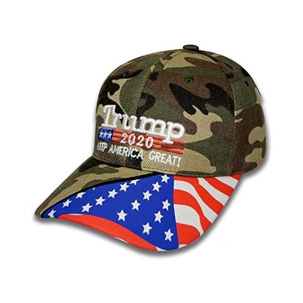 Baseball Caps Trump Military Imagine 2020 Black Cap US Flag Keep America Great hat President - Camouflage - C818WD6M3TC $7.04