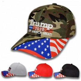 Baseball Caps Trump Military Imagine 2020 Black Cap US Flag Keep America Great hat President - Camouflage - C818WD6M3TC $7.04