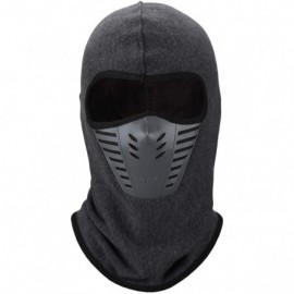 Balaclavas Men's Winter Balaclava Face Mask Cold Weather Windproof Fleece Ski Ninja Mask - Gray - CC12LH9JTS3 $12.09