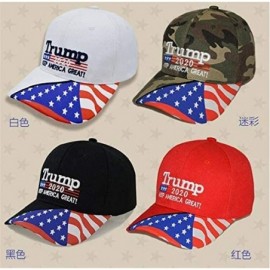 Baseball Caps Trump Military Imagine 2020 Black Cap US Flag Keep America Great hat President - Camouflage - C818WD6M3TC $7.04