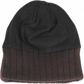Skullies & Beanies Thinsulate 3M 40g Thermal Winter Beanie Hat for Men - Stretch Fit Skull Cap - Dark Brown - CK12MZGJHR4 $7.80
