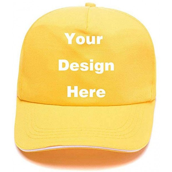 Baseball Caps Custom 100% Cotton Ball Hat Vintage Baseball Cap Classic Unisex Cowboy Hat Adjustable - C-yellow - CI18UYEIUY2 ...