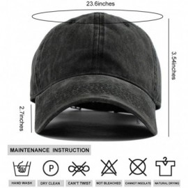 Cowboy Hats Hercvles Plain Adjustable Cowboy Cap Denim Hat for Women and Men - Pisces6 - CL18ZX6I2DE $22.86