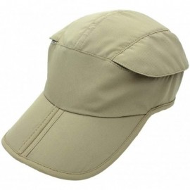 Baseball Caps Unisex Baseball Cap Adjustable Polyester Sun Protection Climbing Cap Driving Sun Hat - Style 3 & Khaki - CN18QZ...