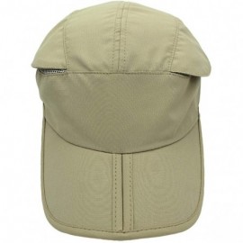 Baseball Caps Unisex Baseball Cap Adjustable Polyester Sun Protection Climbing Cap Driving Sun Hat - Style 3 & Khaki - CN18QZ...
