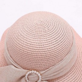 Sun Hats Packable Sun Hats for Women with UV Protection Stylish Floppy Travel Hat - Z-beige - CZ19838WIT8 $8.16