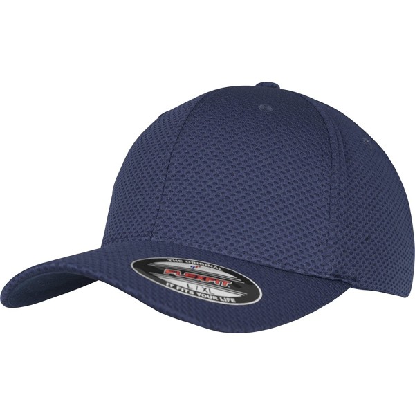 Baseball Caps Men's 3D Hexagon Jersey Cap - Navy - C4187233TEL $25.59