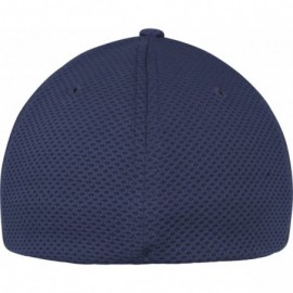 Baseball Caps Men's 3D Hexagon Jersey Cap - Navy - C4187233TEL $25.59