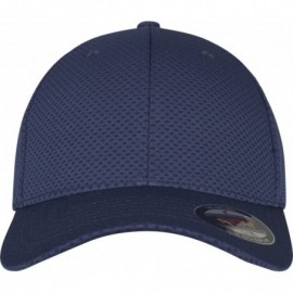 Baseball Caps Men's 3D Hexagon Jersey Cap - Navy - C4187233TEL $25.59