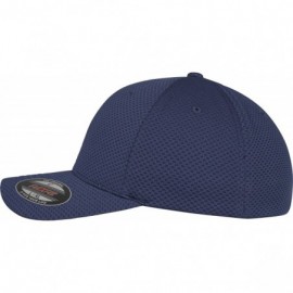 Baseball Caps Men's 3D Hexagon Jersey Cap - Navy - C4187233TEL $25.59