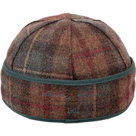 Button Up Cap - Decorative Wool Hat with Earflap - Raspberry - C4121FMXXSJ