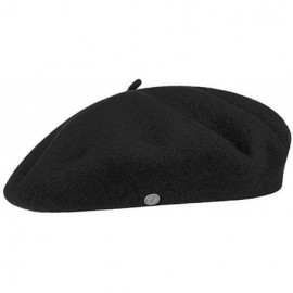 Berets Heritage Classiques Authentique Traditional French Wool Beret - Black - C1127JO6PW3 $54.06