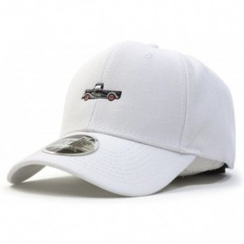 Baseball Caps Premium Plain Wool Blend Adjustable Snapback Hats Baseball Caps - Bt White - CP12MX3JWFT $12.73