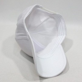 Baseball Caps Premium Plain Wool Blend Adjustable Snapback Hats Baseball Caps - Bt White - CP12MX3JWFT $12.73