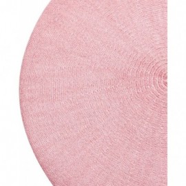 Berets Womens French Beret hat- Reversible Solid Color Cashmere Mosaic Warm Beret Cap for Girls - Pink Beret - CC1925HXYN7 $1...
