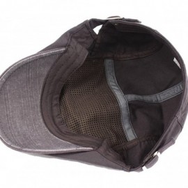 Newsboy Caps Men's Vintage Plaid Flat Ivy Newsboy Cap Hat - Black - CM189IMULCN $9.98