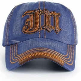 Baseball Caps Baseball Caps - Mens Baseball Cap - Baseball Cap for Women - Unisex Hat- Blue - C112NVB7R74 $7.74