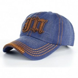 Baseball Caps Baseball Caps - Mens Baseball Cap - Baseball Cap for Women - Unisex Hat- Blue - C112NVB7R74 $7.74