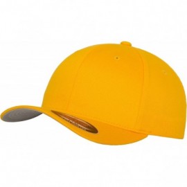 Baseball Caps Men's Wooly Combed - Gold - CR11JK8OOU7 $28.44