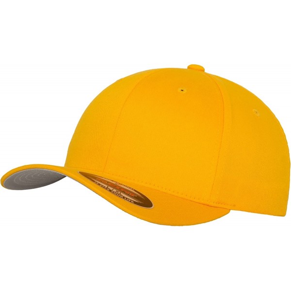 Baseball Caps Men's Wooly Combed - Gold - CR11JK8OOU7 $17.44