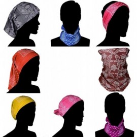 Headbands Single Side Print Mandala Bandana Square Handkerchief Girl Wrap - Paisley 2 - C4197W67W97 $14.71