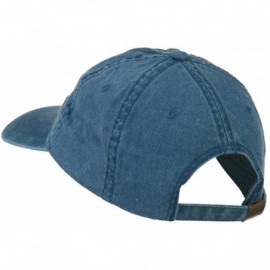 Baseball Caps Director Embroidered Washed Cotton Cap - Navy - CT11LBM8AQN $26.40